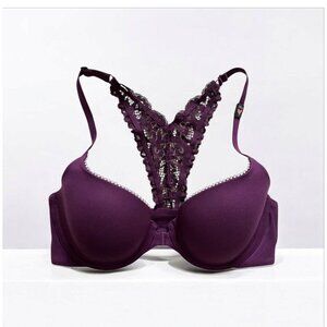 VS “Body By Victoria” Lined Demi Racerback Bra Size 32DD
